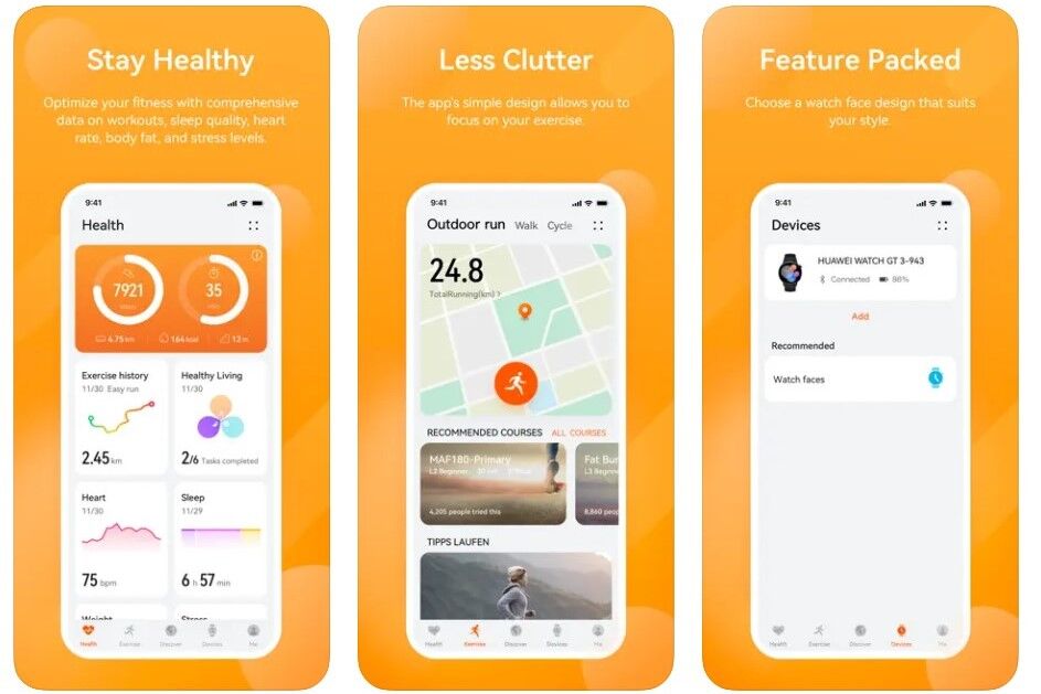 application huawei health ios